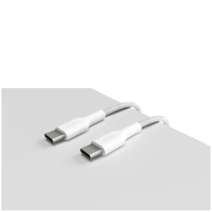 PURO - USB-C Kábel / USB-C, 240W, Fabrik FABK4, 2 m, fehér