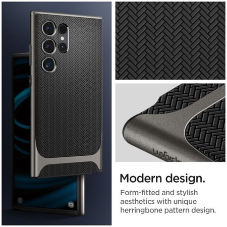 Spigen - Tok Neo Hybrid - Samsung Galaxy S24 Ultra, Gunmetal