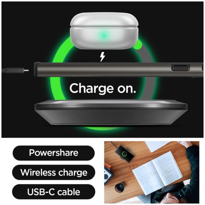 Spigen - Tok Neo Hybrid - Samsung Galaxy S24 Ultra, Gunmetal