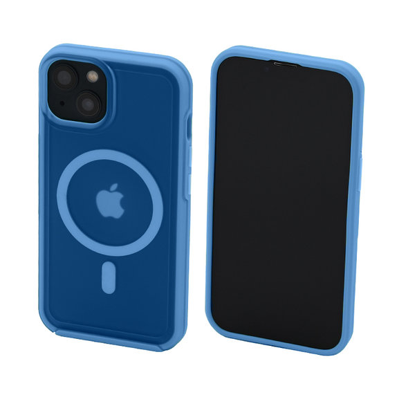 FixPremium - Tok Clear a MagSafe-el - iPhone 14, blue