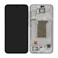 Samsung Galaxy A35 A356B - LCD Kijelző + Érintőüveg + Keret (Awesome Lilac) TFT