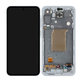 Samsung Galaxy A55 A556B - LCD Kijelző + Érintőüveg + Keret (Awesome Iceblue) OLED