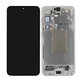 Samsung Galaxy S24 Plus S926B - LCD Kijelző + Érintőüveg + Keret (Marble Grey) OLED