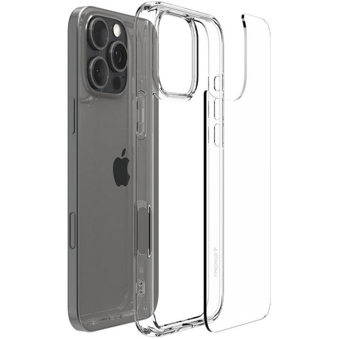 Spigen - Tok Ultra Hybrid - iPhone 16 Pro Max, crystal clear