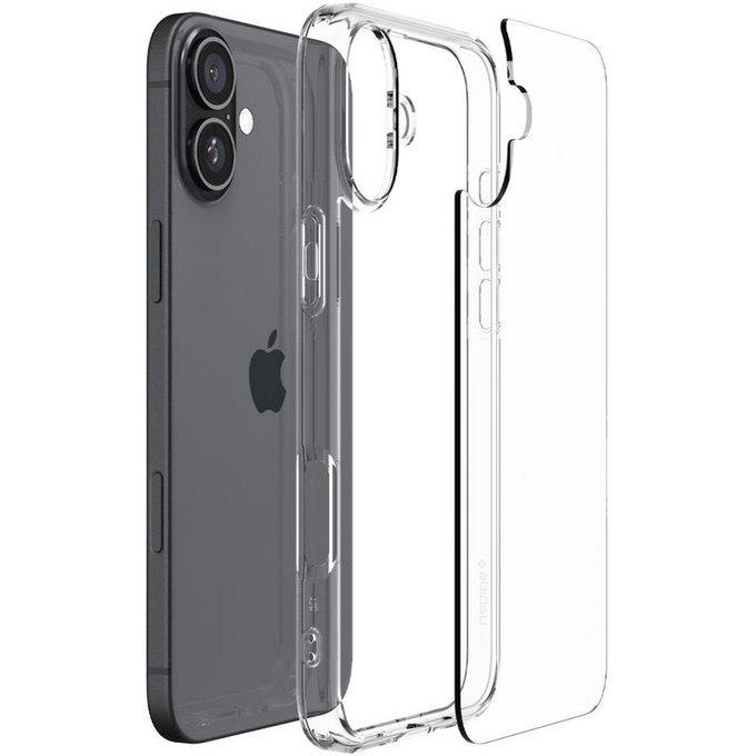 Spigen - Tok Ultra Hybrid - iPhone 16 Plus, crystal clear