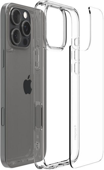 Spigen - Tok Ultra Hybrid - iPhone 16 Pro, crystal clear