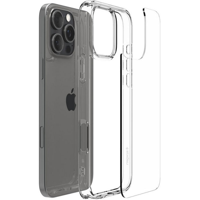 Spigen - Tok Ultra Hybrid - iPhone 16 Pro, crystal clear