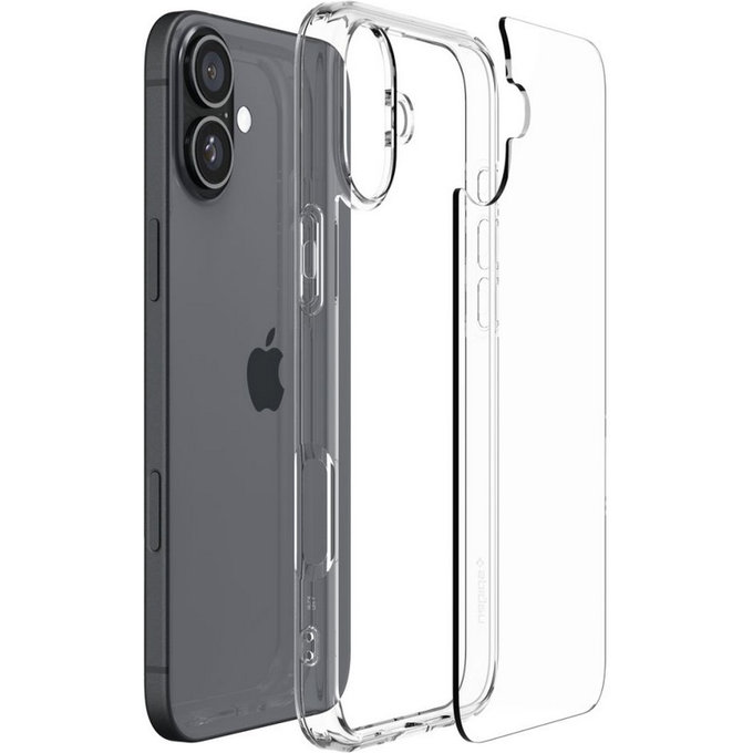 Spigen - Tok Ultra Hybrid - iPhone 16, crystal clear