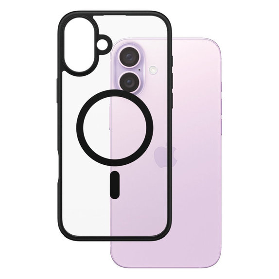 Tok HardCase MagSafe-fel - iPhone 16 Plus, fekete, PanzerGlass