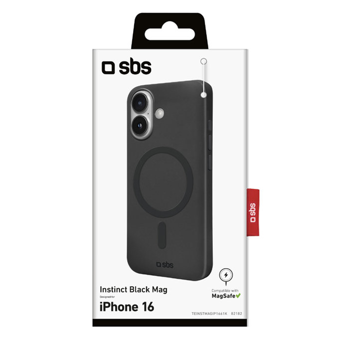 SBS - Tok Instinct Mag - MagSafe - iPhone 16, fekete