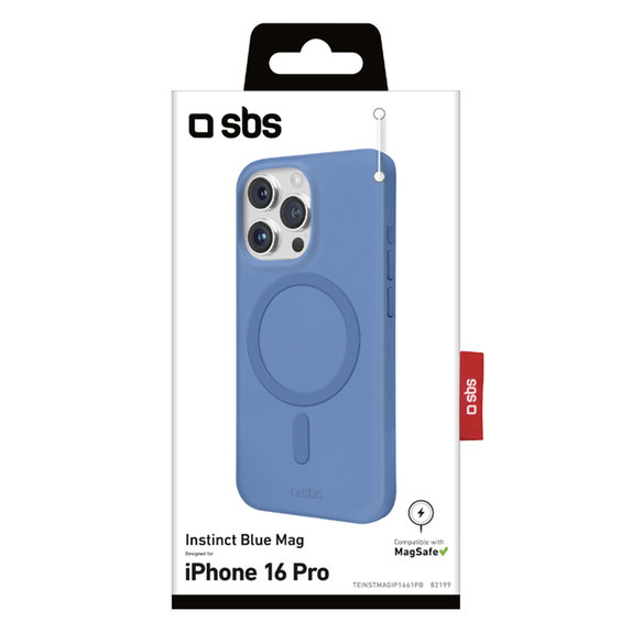 SBS - Tok Instinct Mag - MagSafe - iPhone 16 Pro, kék