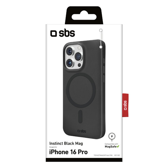 SBS - Tok Instinct Mag - MagSafe - iPhone 16 Pro, fekete
