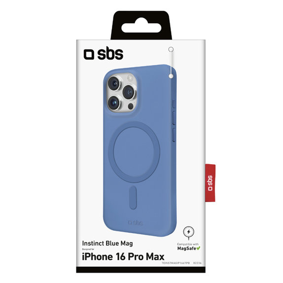 SBS - Tok Instinct Mag - MagSafe - iPhone 16 Pro Max, kék
