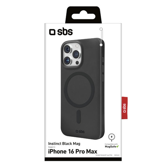 SBS - Tok Instinct Mag - MagSafe - iPhone 16 Pro Max, fekete