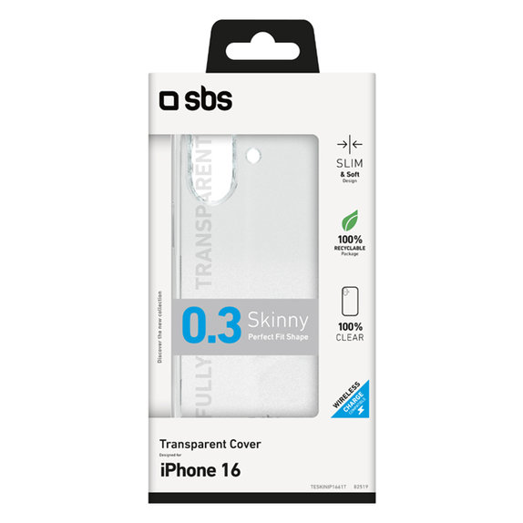 SBS - Tok Skinny - iPhone 16, átlátszó