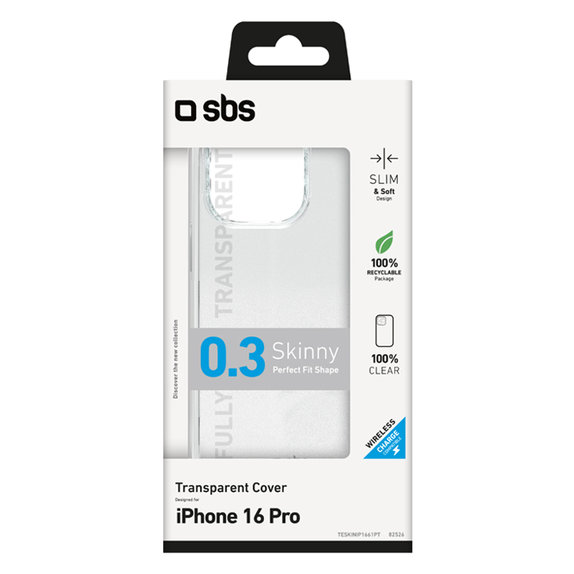 SBS - Tok Skinny - iPhone 16 Pro, átlátszó
