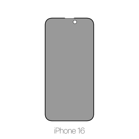 FixPremium Privacy Anti-Spy Glass - Edzett üveg - iPhone 16