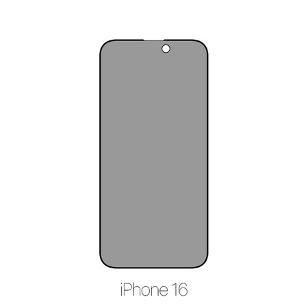FixPremium Privacy Anti-Spy Glass - Edzett üveg - iPhone 16