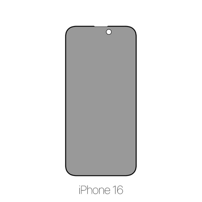FixPremium Privacy Anti-Spy Glass - Edzett üveg - iPhone 16