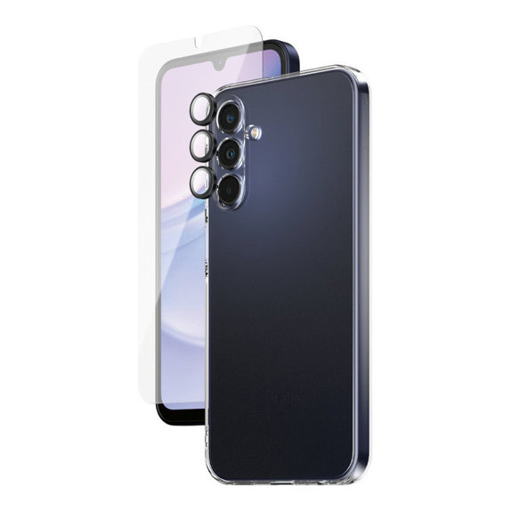 Bundle kameralencse-védő + UWF edzett üveg + TPU tok Samsung A15 5G készülékhez, SAFE