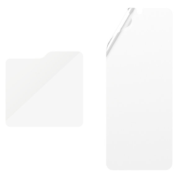 Védőfólia UWF és edzett üveg Samsung Galaxy Z Flip6 készülékhez, Átlátszó, SAFE by PanzerGlass