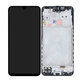 Samsung Galaxy A16 5G - LCD Kijelző + Érintőüveg + Keret (Blue Black) - GH82-36143A Genuine Service Pack