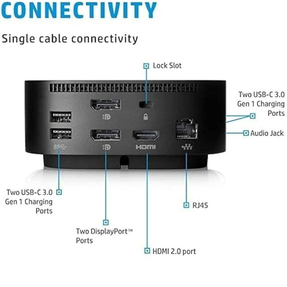 HP - Dokkoló állomás G5 (USB-C) Felújított