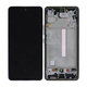Samsung Galaxy A73 A736 - LCD Kijelző + Érintőüveg + Keret (Black) TFT