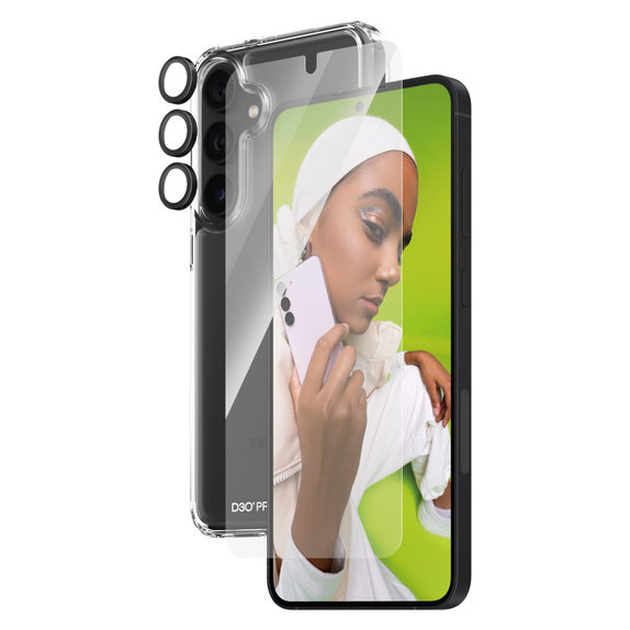 Bundle Hoops + Edzett üveg UWF + Hard Case D3O Samsung Galaxy S24+ készülékhez, PanzerGlass