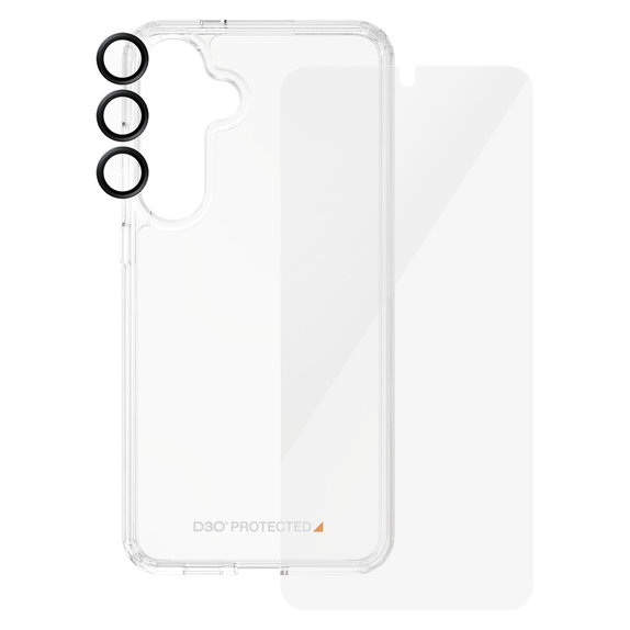 Bundle Hoops + Edzett üveg UWF + Hard Case D3O Samsung Galaxy S24+ készülékhez, PanzerGlass