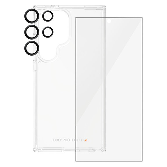 Bundle Hoops + Edzett üveg UWF + Hard Case D3O Samsung Galaxy S24 Ultra készülékhez, PanzerGlass