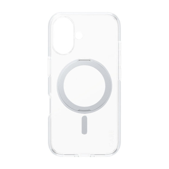 Kickstand tok MagSafe támogatással iPhone 16 készülékhez, Ezüst, CARE