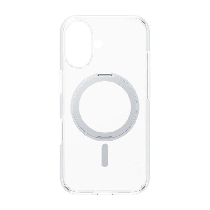 Kickstand tok MagSafe támogatással iPhone 16 készülékhez, Ezüst, CARE
