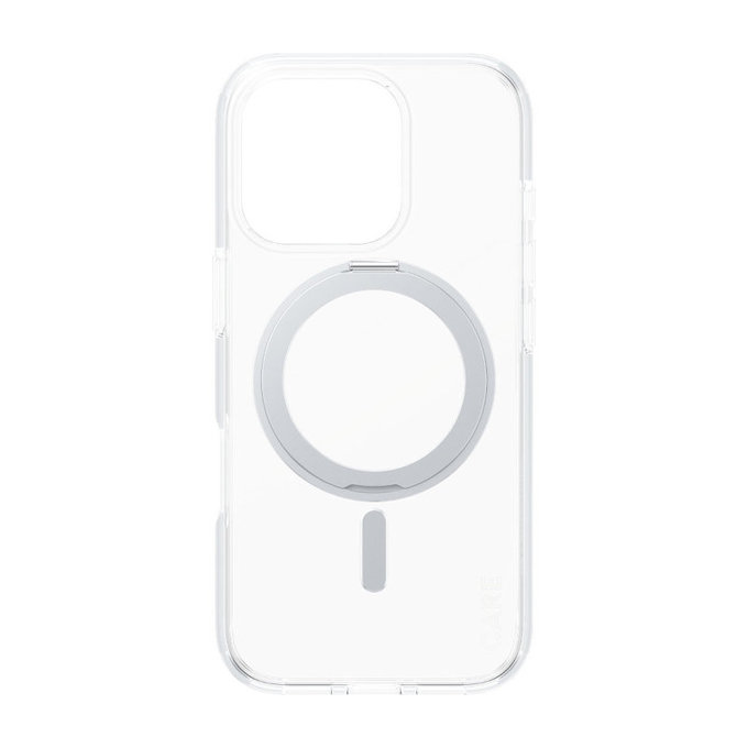 Kickstand tok MagSafe támogatással iPhone 16 Pro készülékhez, Ezüst, CARE