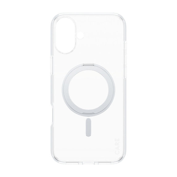 Kickstand tok MagSafe támogatással iPhone 16 Plus készülékhez, Ezüst, CARE