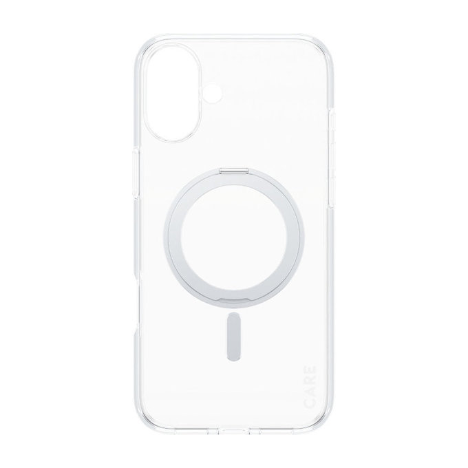 Kickstand tok MagSafe támogatással iPhone 16 Plus készülékhez, Ezüst, CARE