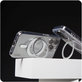 Kickstand tok MagSafe támogatással iPhone 16 Plus készülékhez, Ezüst, CARE