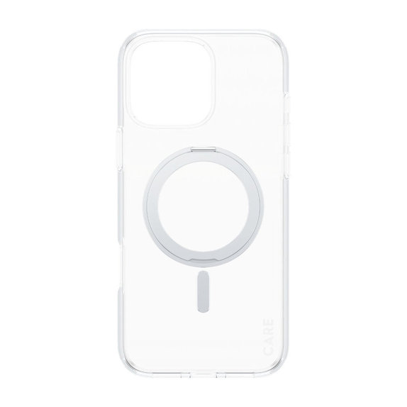 Kickstand tok MagSafe támogatással iPhone 16 Pro Max készülékhez, Ezüst, CARE
