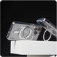Kickstand tok MagSafe támogatással iPhone 16 Pro Max készülékhez, Ezüst, CARE