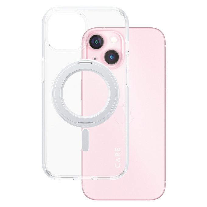 Tok Kickstand MagSAFE by PanzerGlass-fel iPhone 15 készülékhez, Ezüst, PanzerGlass