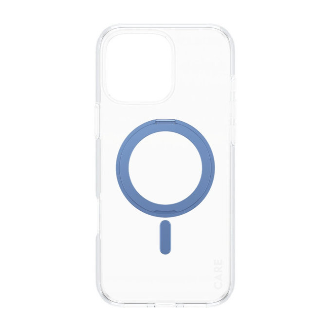Kickstand tok MagSafe támogatással iPhone 16 Pro Max készülékhez, Kék, CARE