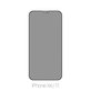 FixPremium Privacy Anti-Spy Glass - Edzett üveg - iPhone XR és 11