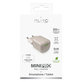PURO - Töltőadapter MiniPro USB-C, GaN, 20W, sandshell