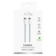 PURO - USB-C Kábel / USB-C, 60W, Fabrik FABK4, 1,5 m, island mist