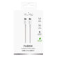 PURO - USB-C Kábel / USB-C, 60W, Fabrik FABK4, 1,5 m, sandshell