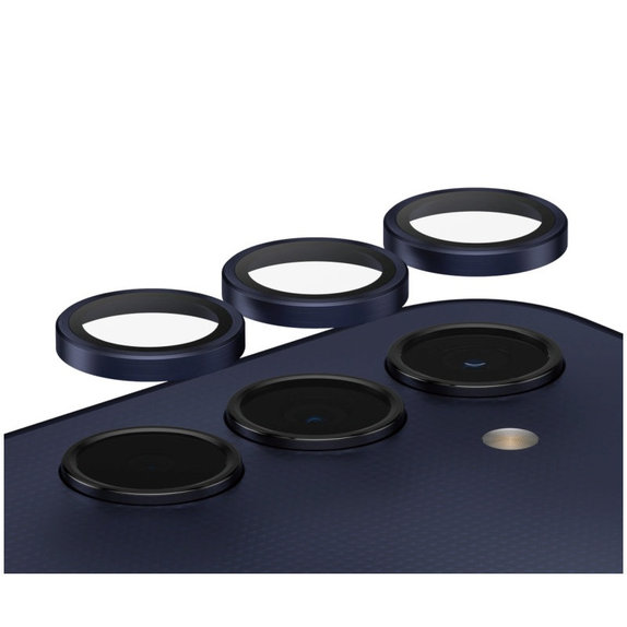 Hoops Kameralencse-védő Samsung A25 5G készülékhez, Kék/Fekete, PanzerGlass