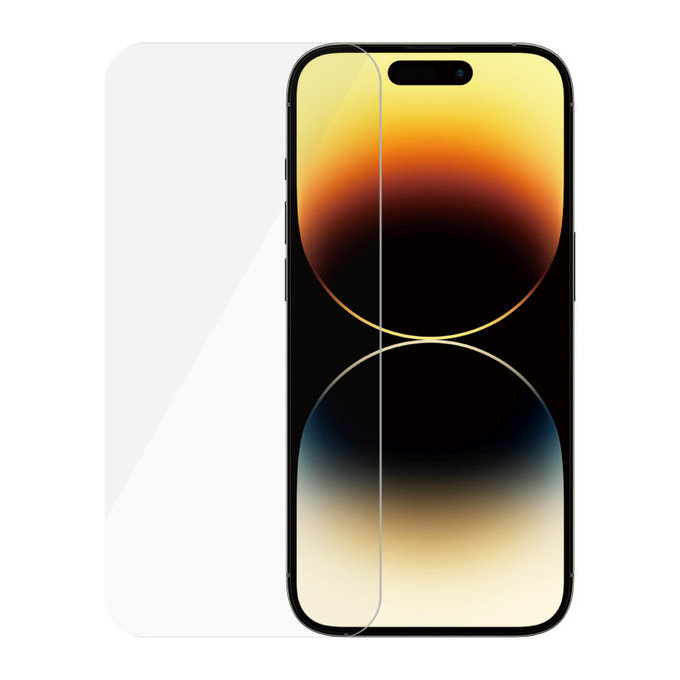 Edzett üveg Case Friendly UWF iPhone 14 Pro készülékhez, Fekete, SAFE