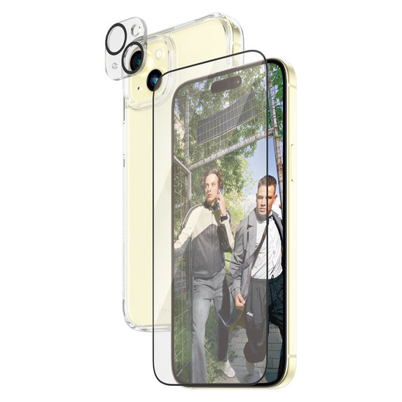 Bundle PicturePerfect + Edzett üveg UWF + Hard Case D3O iPhone 15 Plus készülékhez, PanzerGlass
