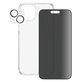 Bundle PicturePerfect + Edzett üveg UWF Privacy + Hard Case D3O iPhone 15 Plus készülékhez, PanzerGlass