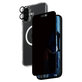 Bundle Hoops + UWF Privacy edzett üveg + Hard Case iPhone 16 Plus készülékhez, PanzerGlass